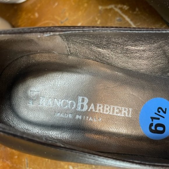 Franco Barbieri Italian Leather Zebra Print Heel - Size 6 1/2 - Picture 3 of 9